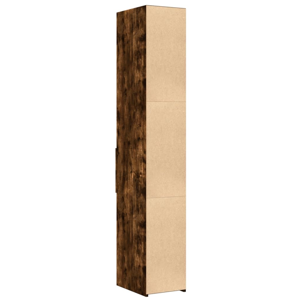 Visoka komoda boja hrasta 30x42,5x185 cm od konstruiranog drva