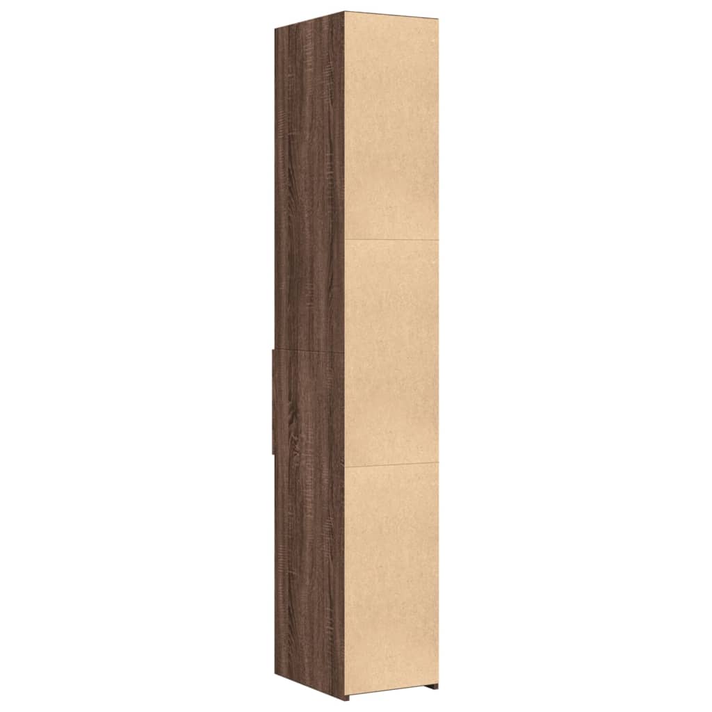 Visoka komoda boja hrasta 30x42,5x185 cm od konstruiranog drva