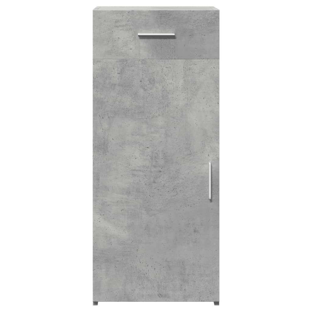Komoda siva boja betona 40 x 42,5 x 93 cm od konstruiranog drva