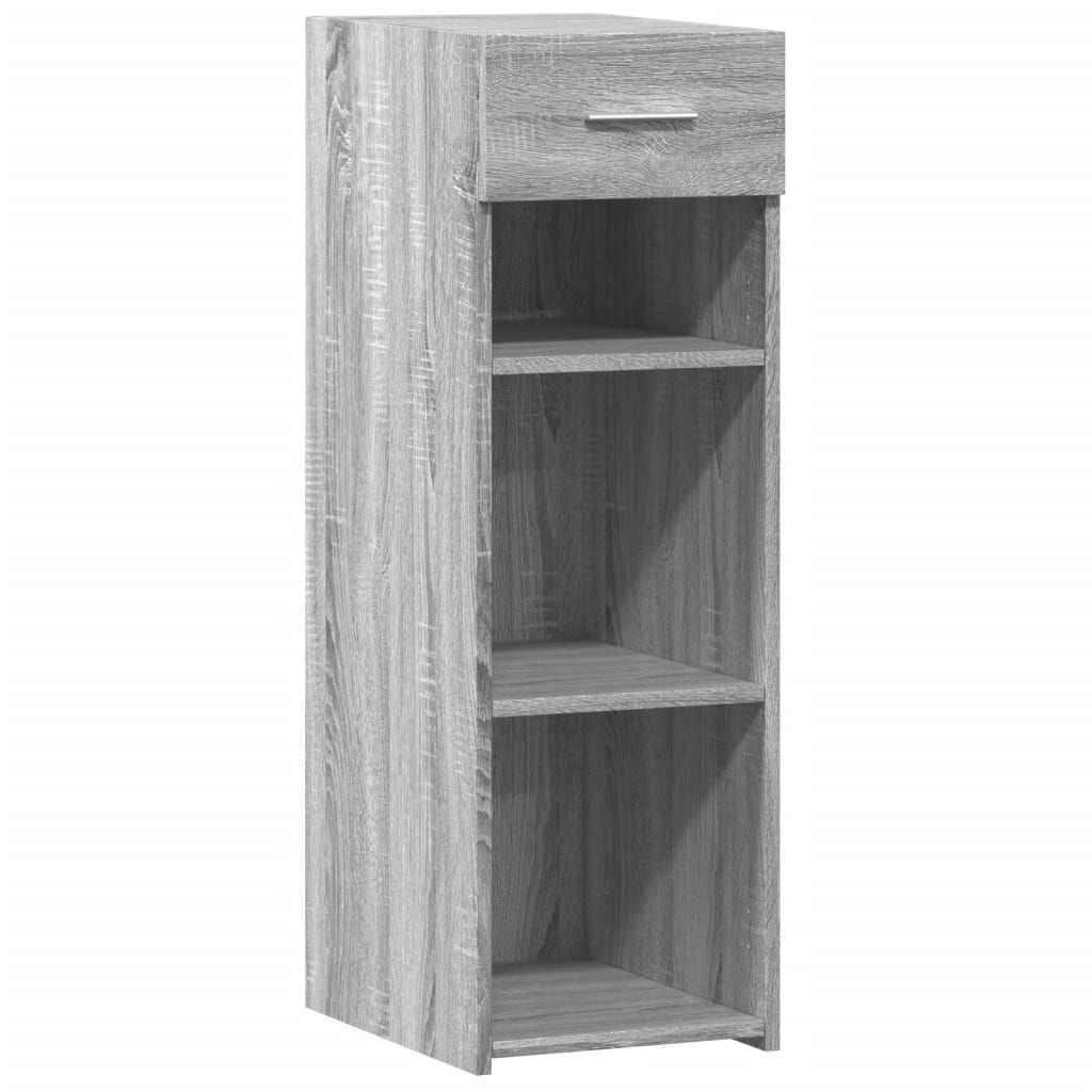 Komoda boja sivog hrasta sonome 30x42,5x93 cm konstruirano drvo