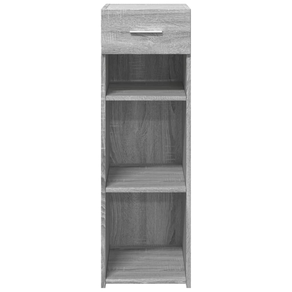 Komoda boja sivog hrasta sonome 30x42,5x93 cm konstruirano drvo