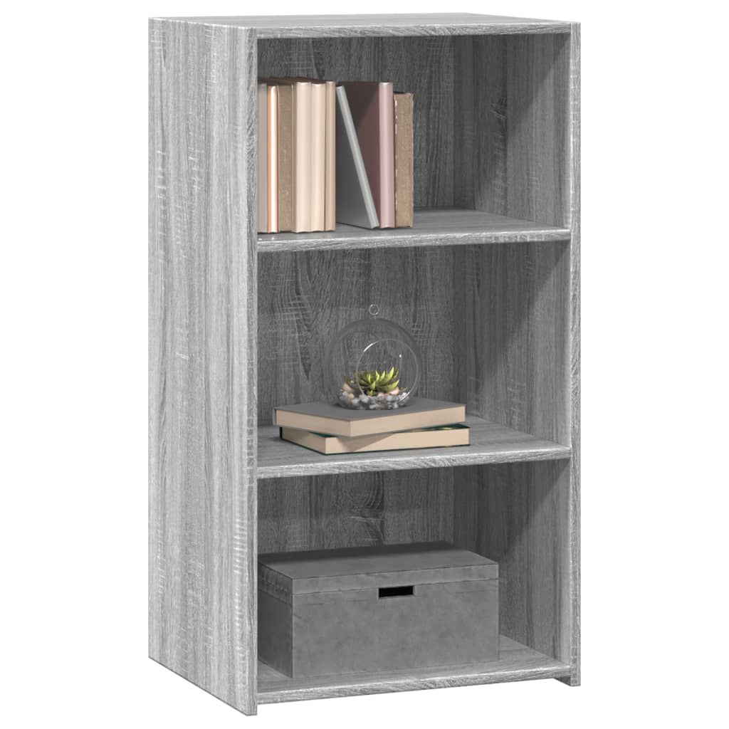 Komoda siva boja hrasta 50x41x93 cm konstruirano drvo