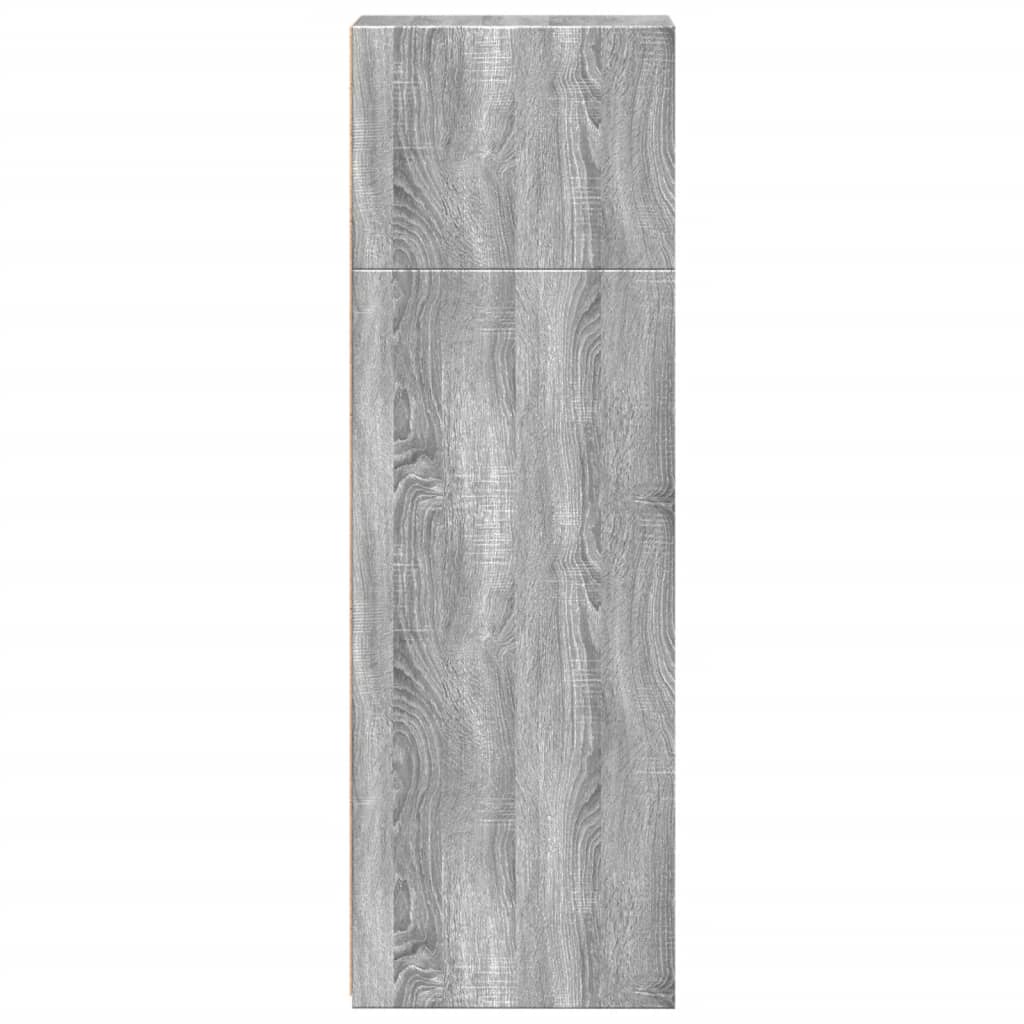 Visoka komoda siva sonome 30x41x124 cm od konstruiranog drva