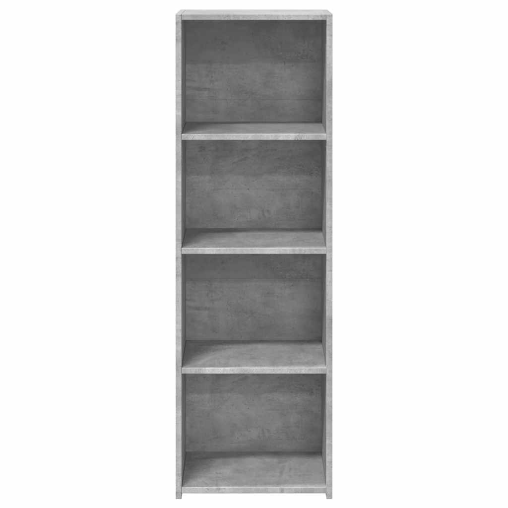 Visoka komoda siva betona 40x41x124 cm od konstruiranog drva