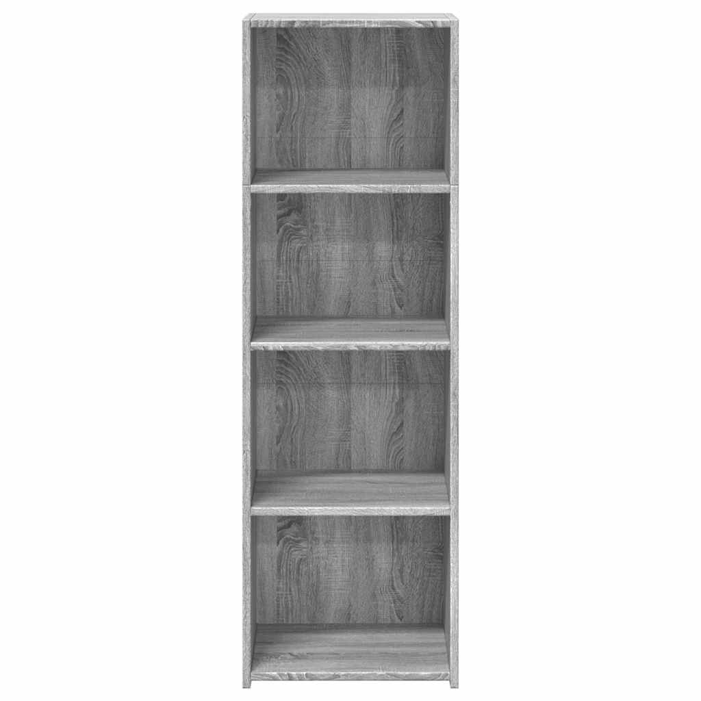 Visoka komoda siva sonome 40x41x124 cm od konstruiranog drva