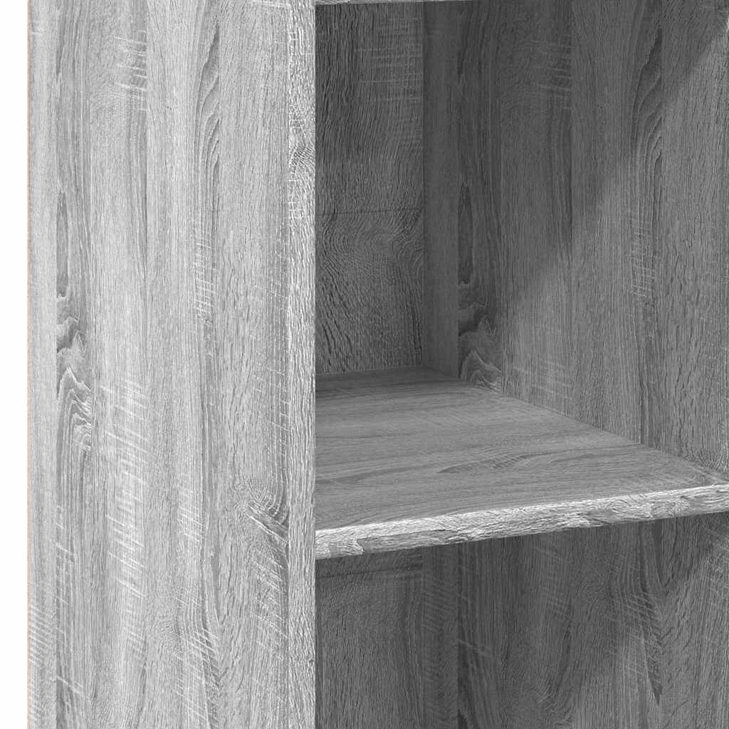 Visoka komoda siva sonome 40x41x124 cm od konstruiranog drva