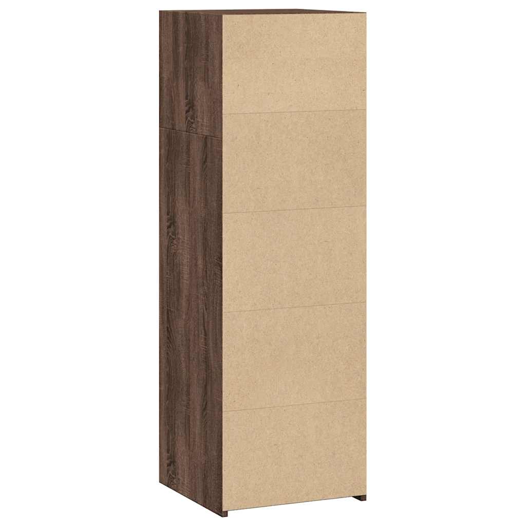 Visoka komoda boja hrasta 40x41x124 cm od konstruiranog drva