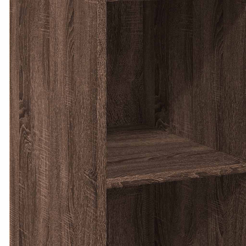 Visoka komoda boja hrasta 40x41x124 cm od konstruiranog drva