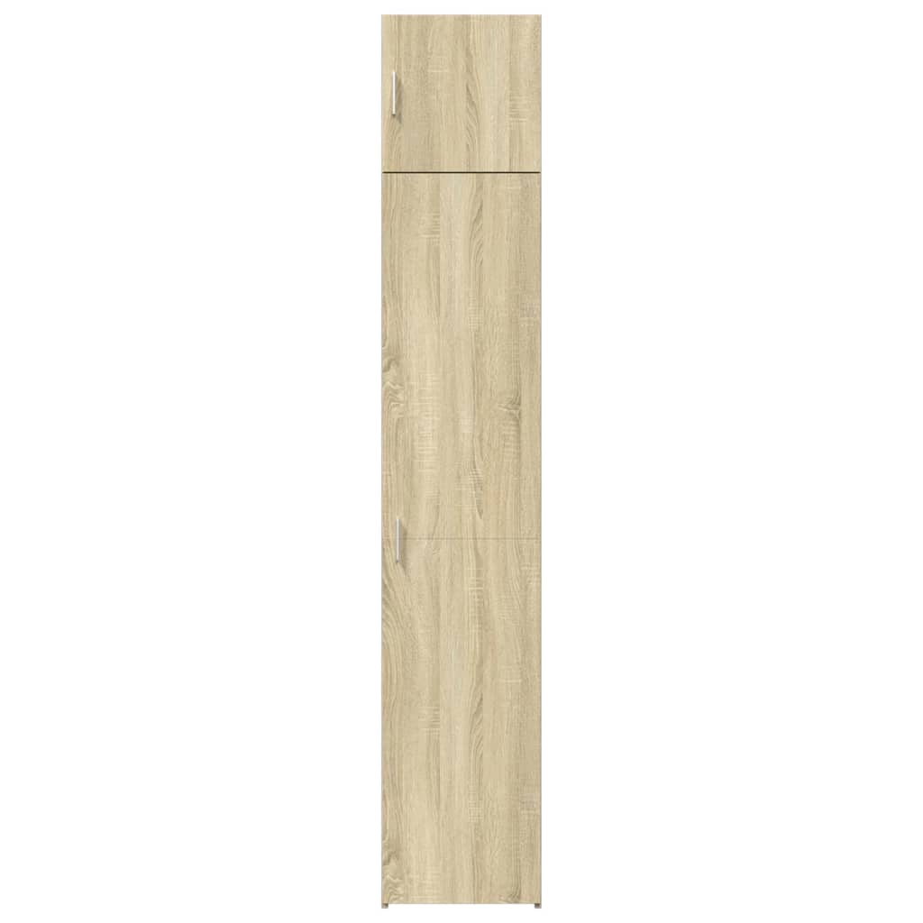 Uski ormarić za pohranu boja hrasta 40 x 42,5 x 225 cm drveni