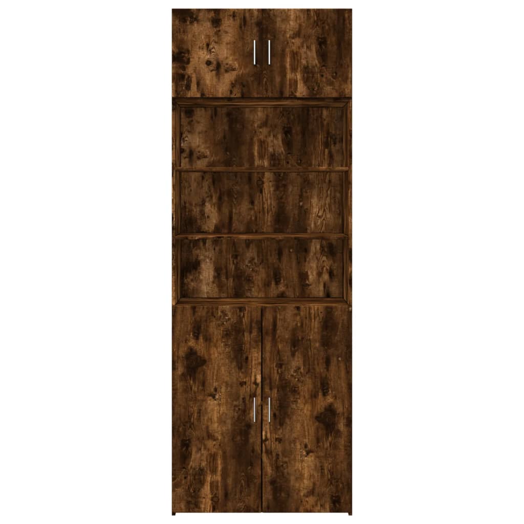Ormarić za pohranu boja hrasta 80x42,5x225 cm konstruirano drvo