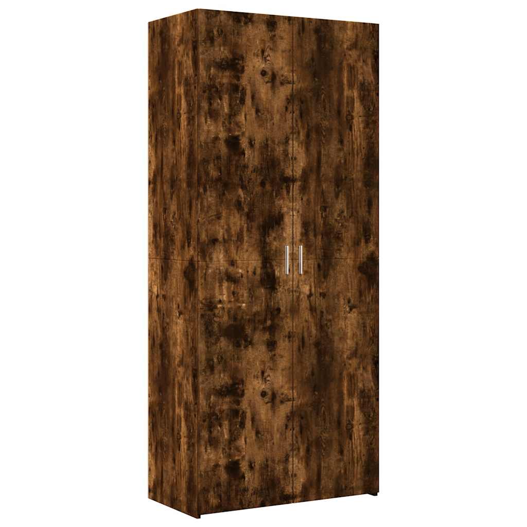 Ormarić za pohranu boja hrasta 80x42,5x225 cm konstruirano drvo