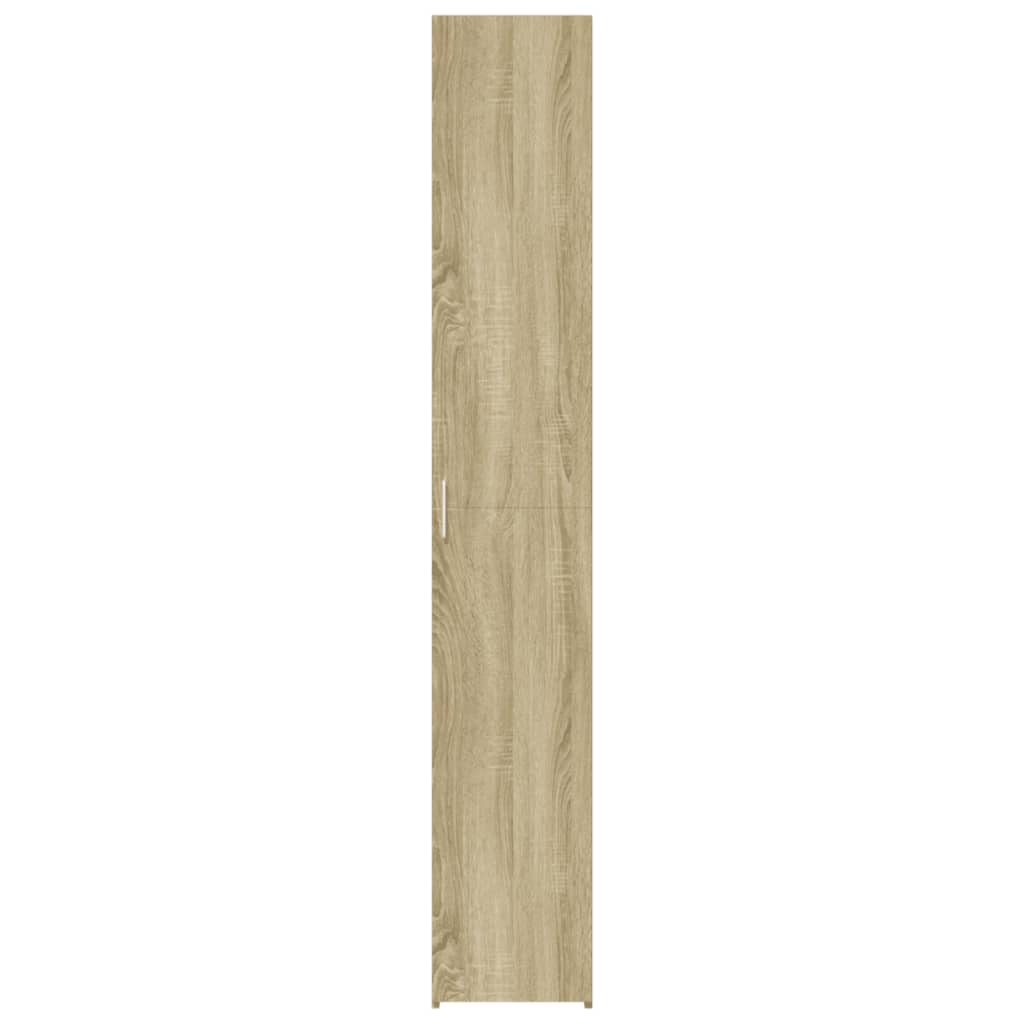 Visoka komoda boja hrasta 30x42,5x185 cm od konstruiranog drva