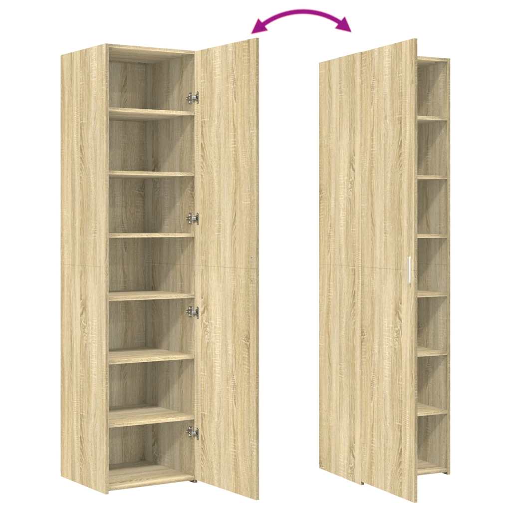 Visoka komoda hrasta sonome 45x42,5x185cm od konstruiranog drva