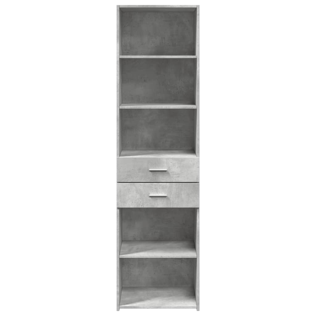 Visoka komoda boja hrasta 50x42,5x185 cm od konstruiranog drva
