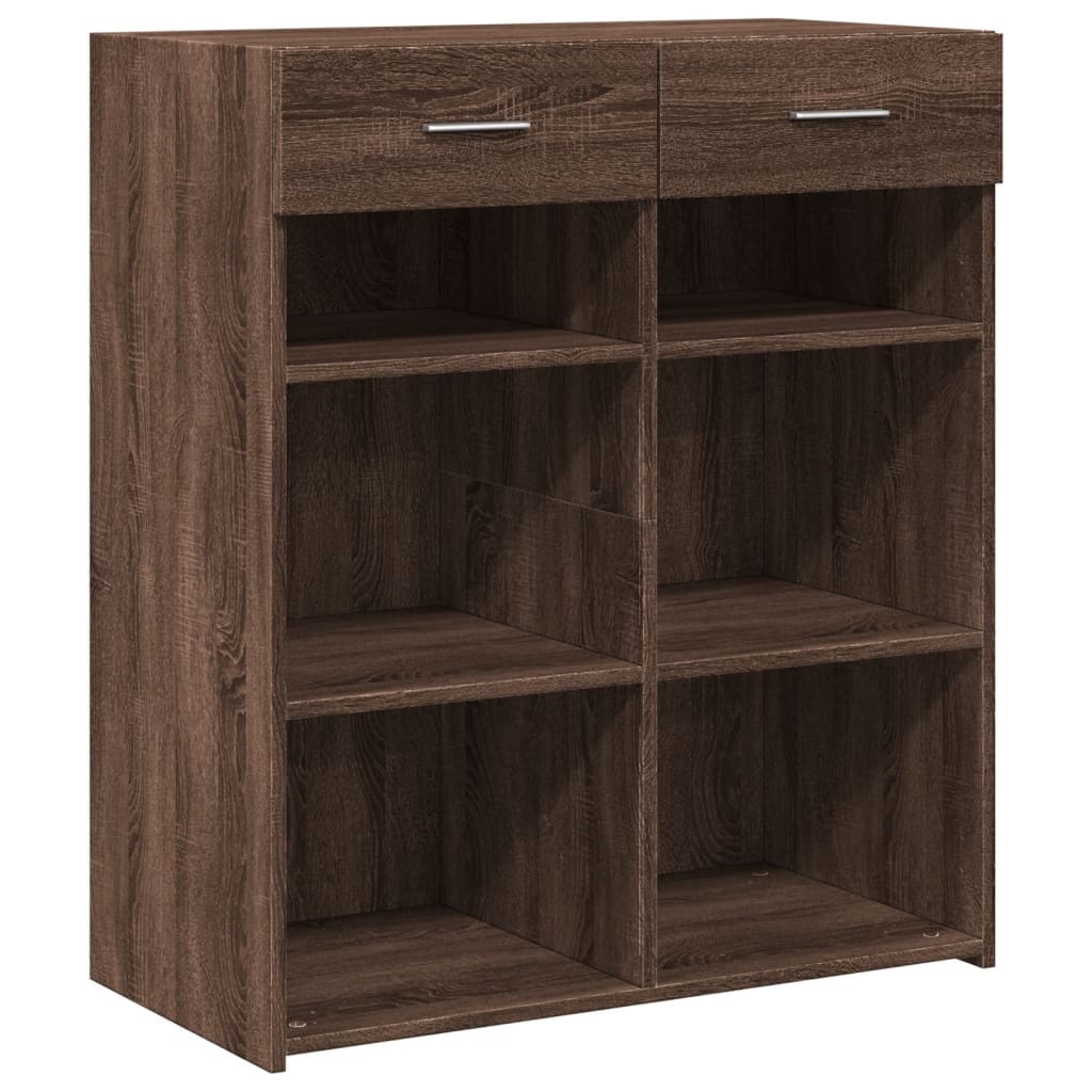 Komoda boja smeđeg hrasta 80x42,5x93 cm od konstruiranog drva