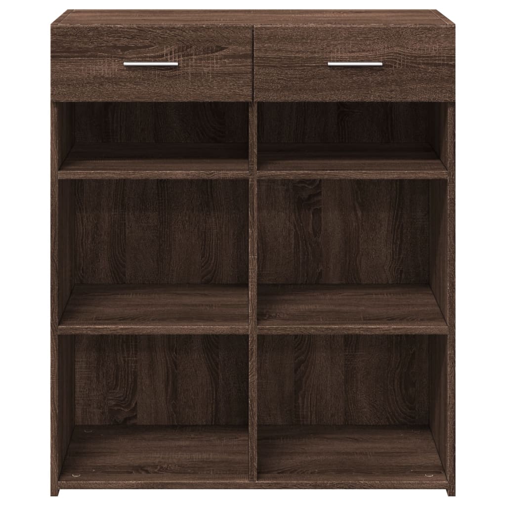 Komoda boja smeđeg hrasta 80x42,5x93 cm od konstruiranog drva