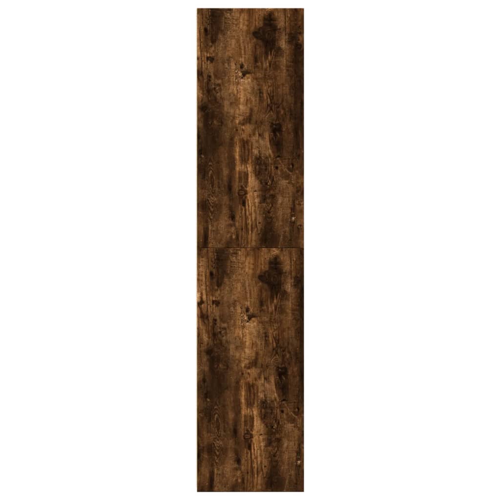 Visoka komoda boje hrasta 50 x 41 x 185 cm konstruirano drvo