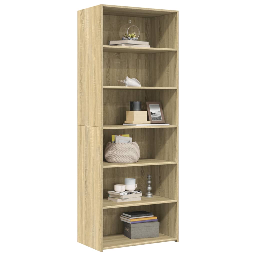 Visoka komoda hrasta sonome 70x41x185 cm od konstruiranog drva