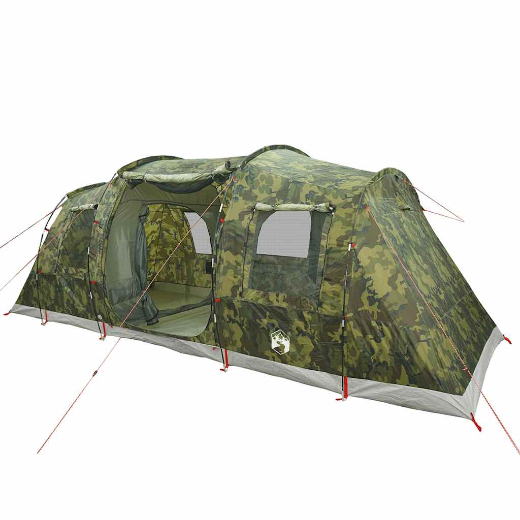 Obiteljski šator tunelski za 6 osoba maskirni vodootporni