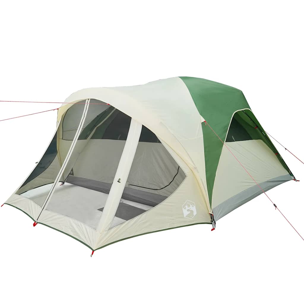 Obiteljski šator tunelski za 6 osoba zeleni vodootporni