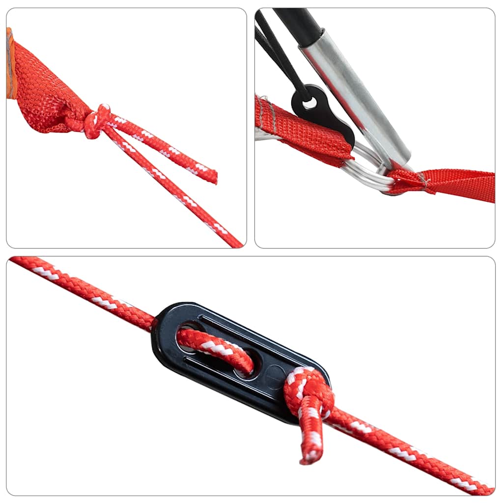 Šator s kabinom za kampiranje za 4 osobe plavi vodootporni