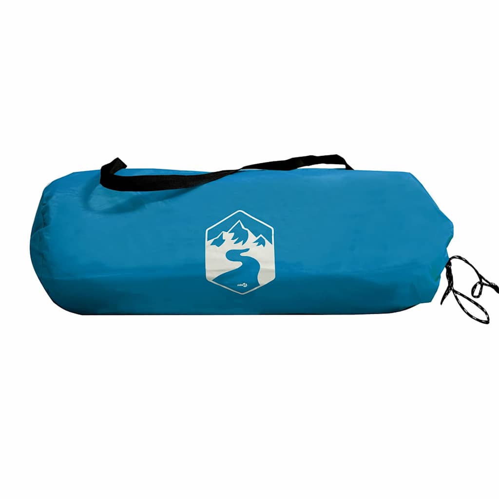 Obiteljski šator oblika kabine za 6 osoba plavi vodootporni