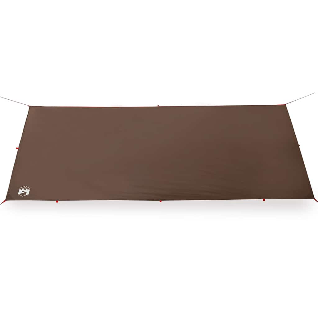 Cerada za kampiranje smeđa 506x306 cm vodootporna