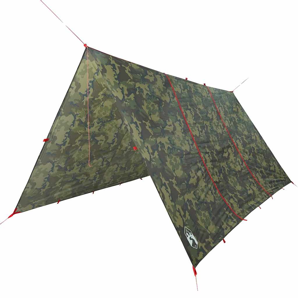 Cerada za kampiranje maskirna 451x420 cm vodootporna