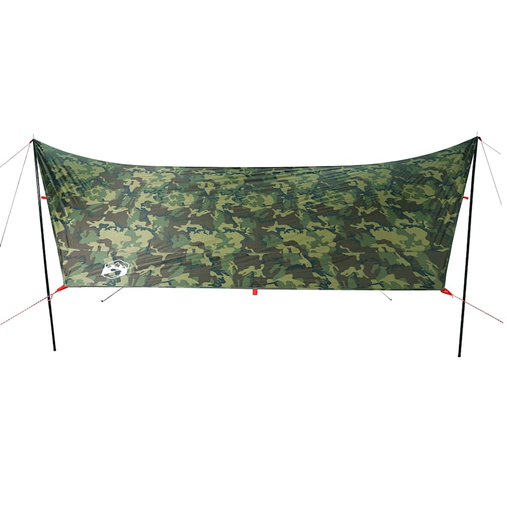 Cerada za kampiranje maskirna 438x376x212 cm vodootporna