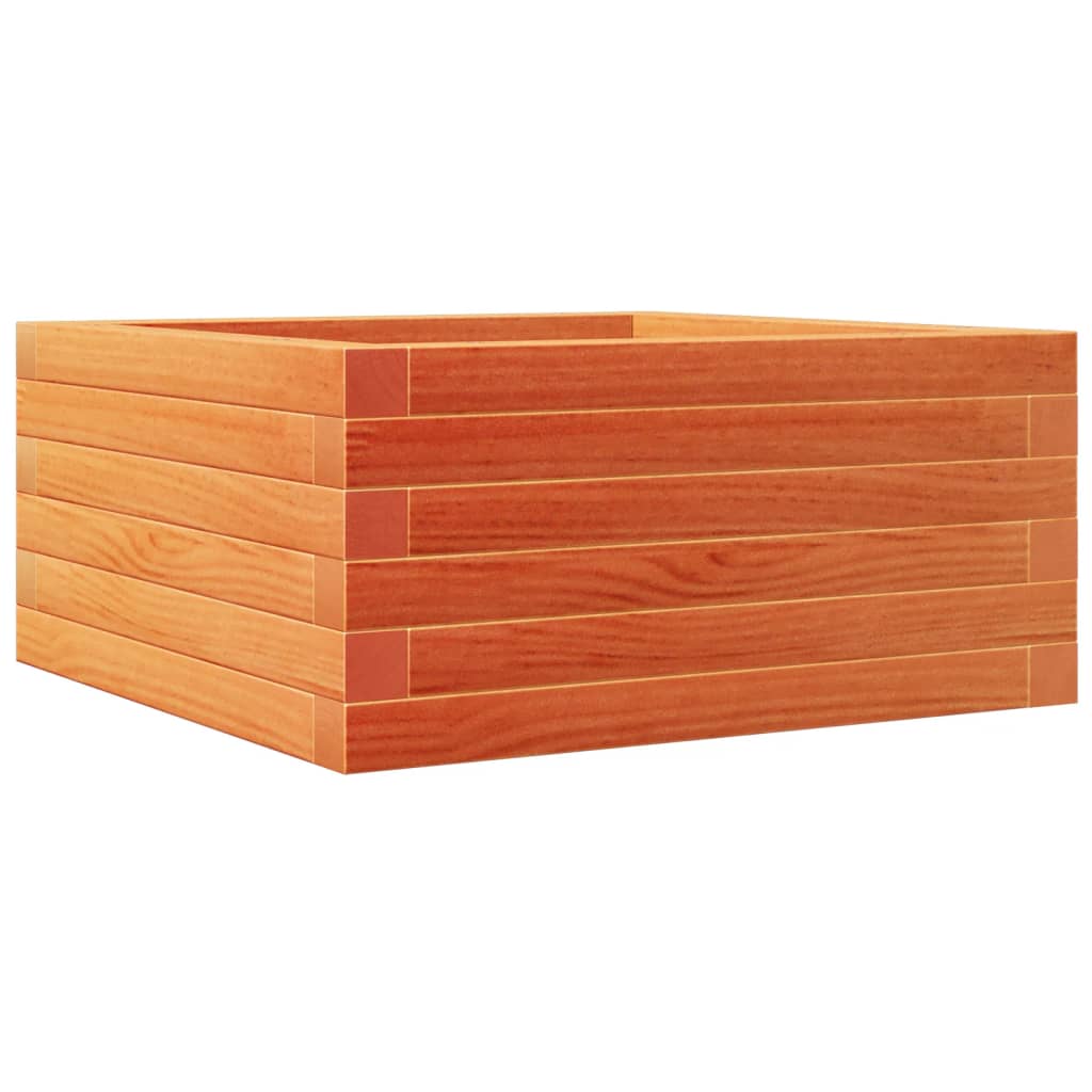 Vrtna sadilica voštano smeđa 50 x 50 x 23 cm masivna borovina