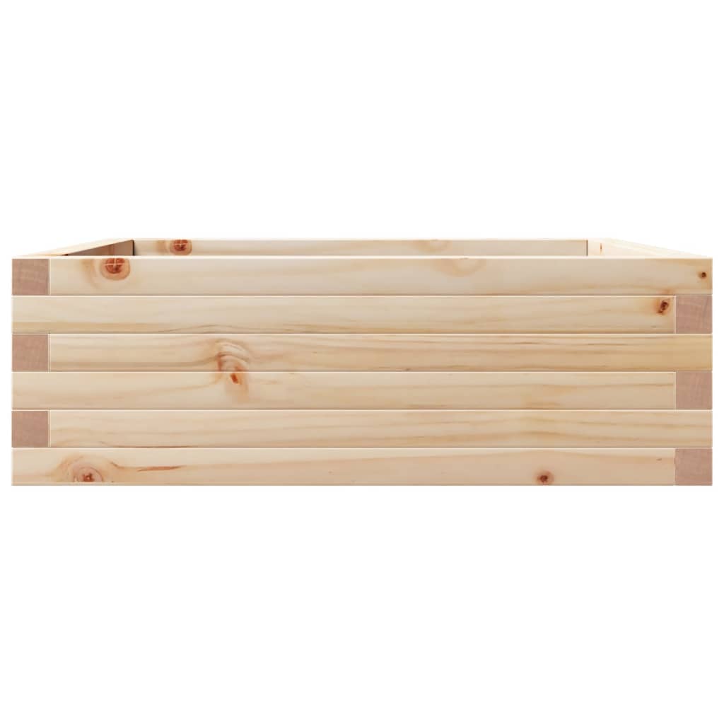 Vrtna sadilica 70x70x23 cm od masivne borovine