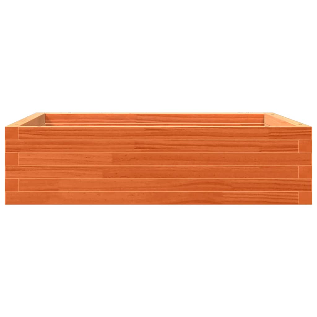 Vrtna sadilica voštano smeđe boje 90x90x23 cm od borovine