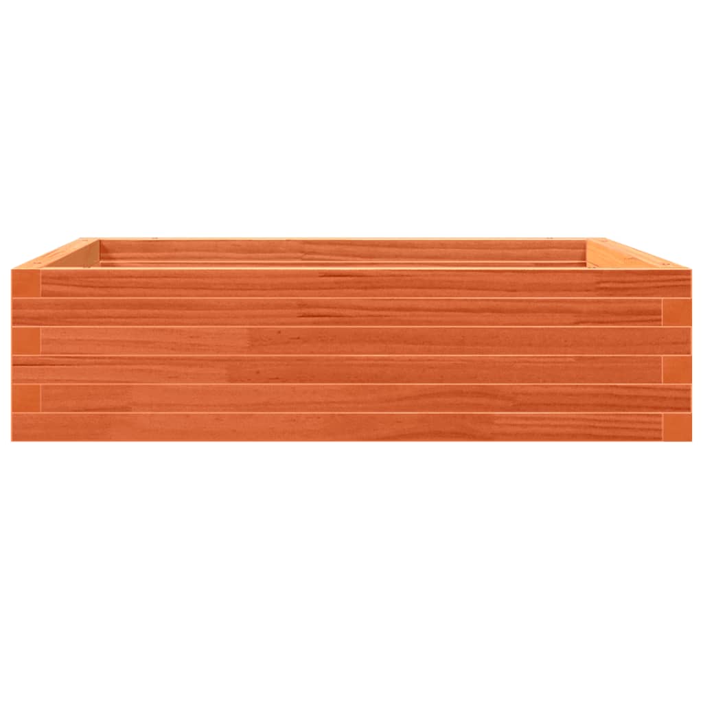 Vrtna sadilica voštano smeđe boje 90x90x23 cm od borovine
