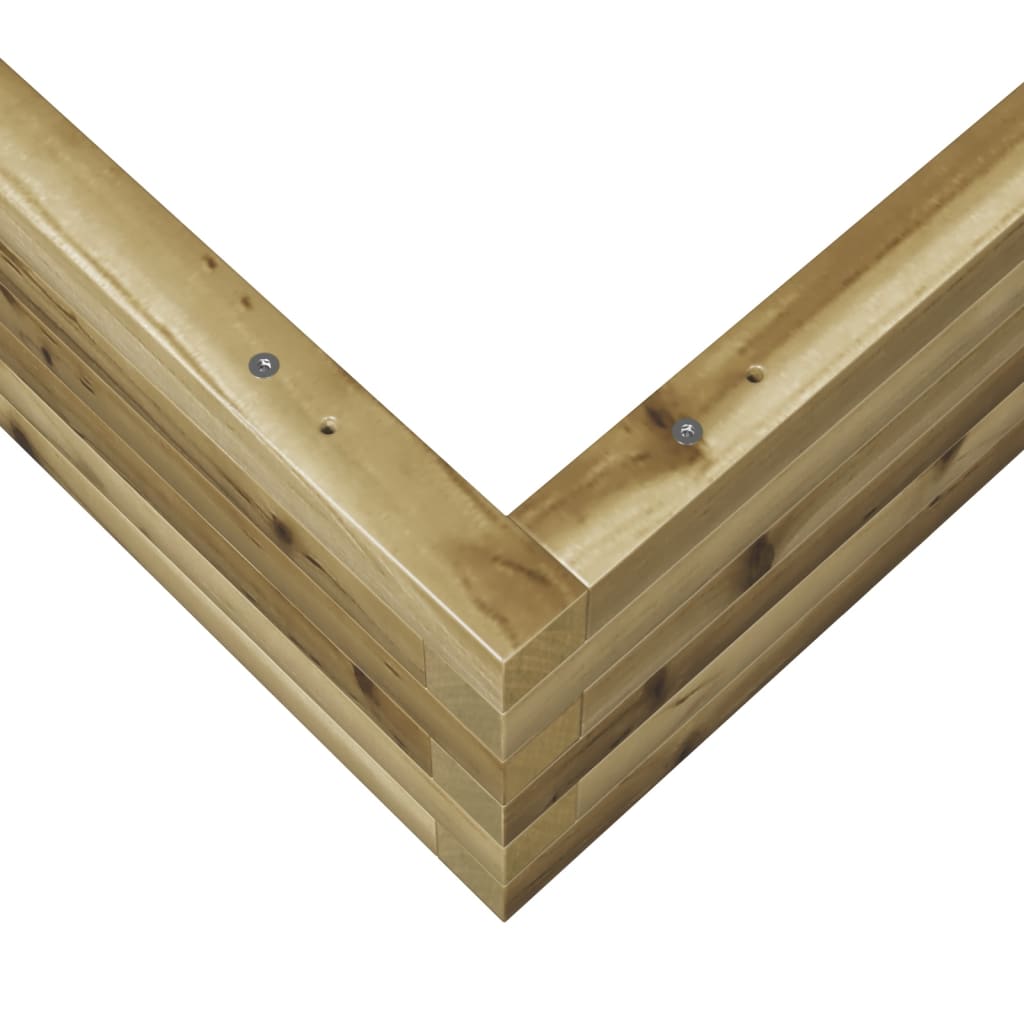Vrtna sadilica 90 x 90 x 23 cm od impregnirane borovine