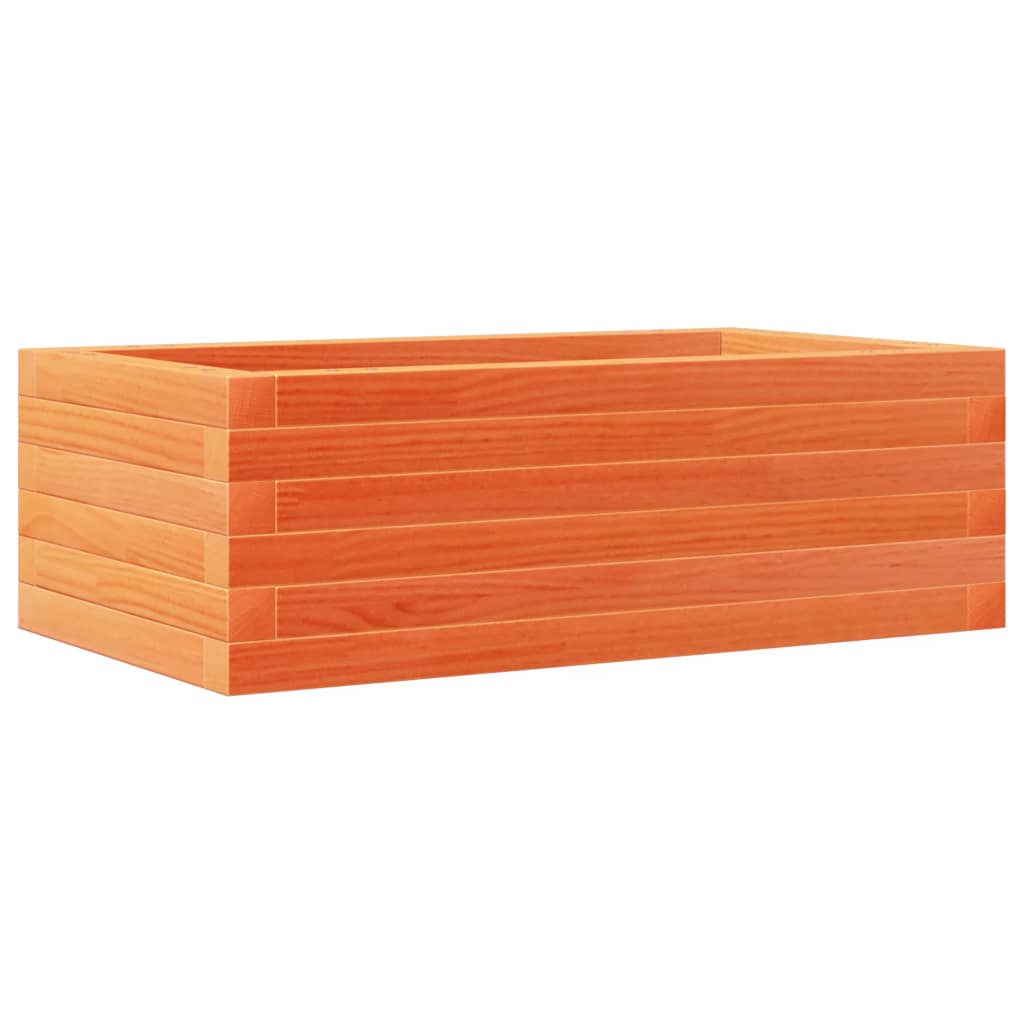 Vrtna sadilica voštano smeđa 70 x 40 x 23 cm masivna borovina