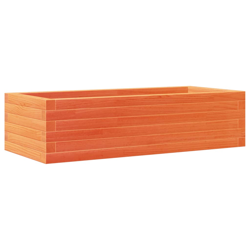 Vrtna sadilica voštano smeđa 90 x 40 x 23 cm masivna borovina