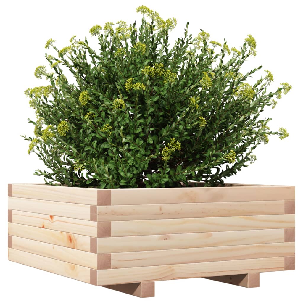 Vrtna sadilica 60x60x26,5 cm od masivne borovine
