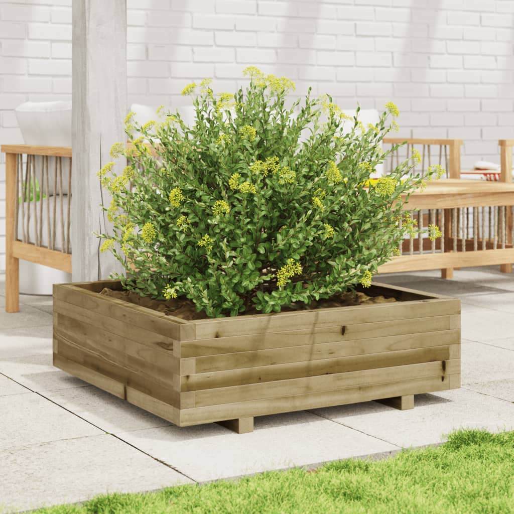 Vrtna sadilica 80 x 80 x 26,5 cm od impregnirane borovine