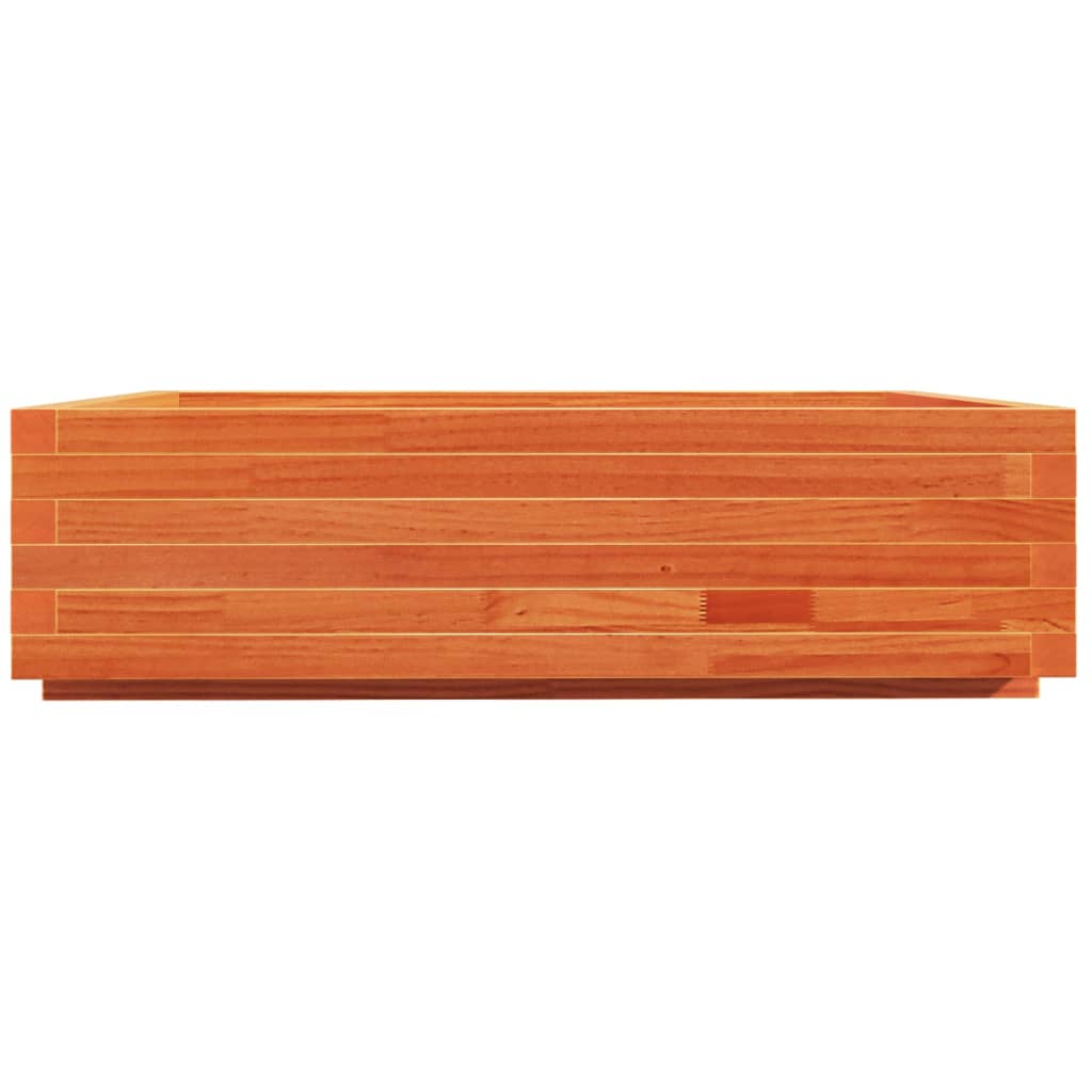 Vrtna sadilica voštano smeđe boje 90x90x26,5 cm od borovine