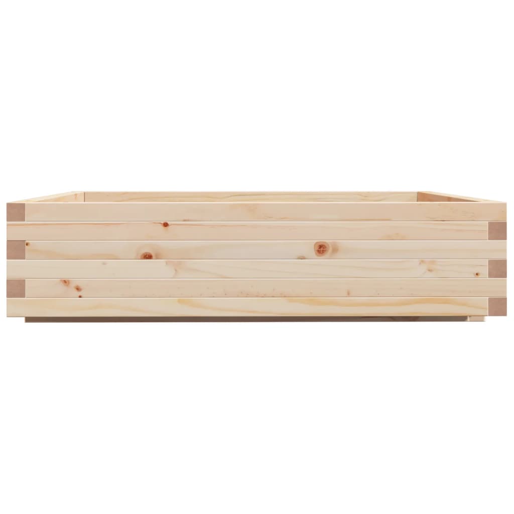 Vrtna sadilica 100x100x26,5 cm od masivne borovine