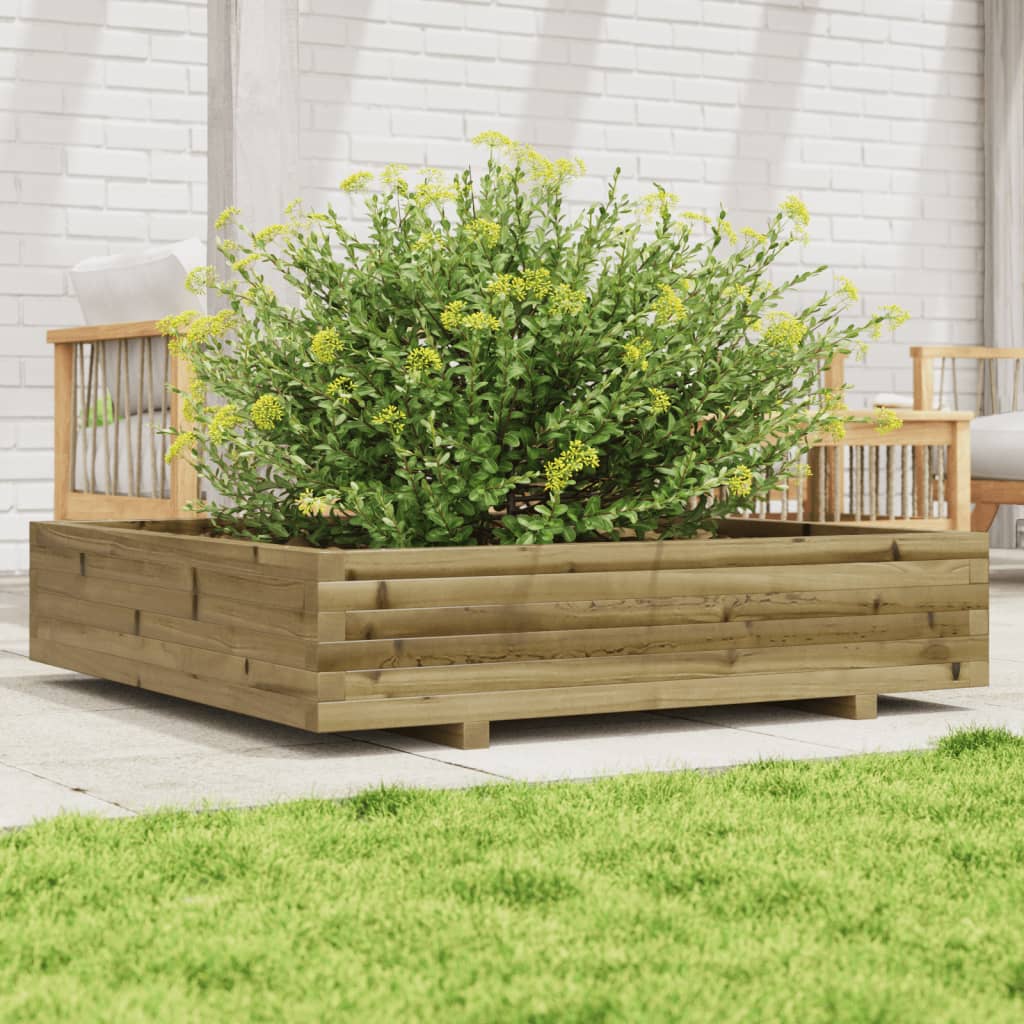 Vrtna sadilica 110 x 110 x 26,5 cm od impregnirane borovine
