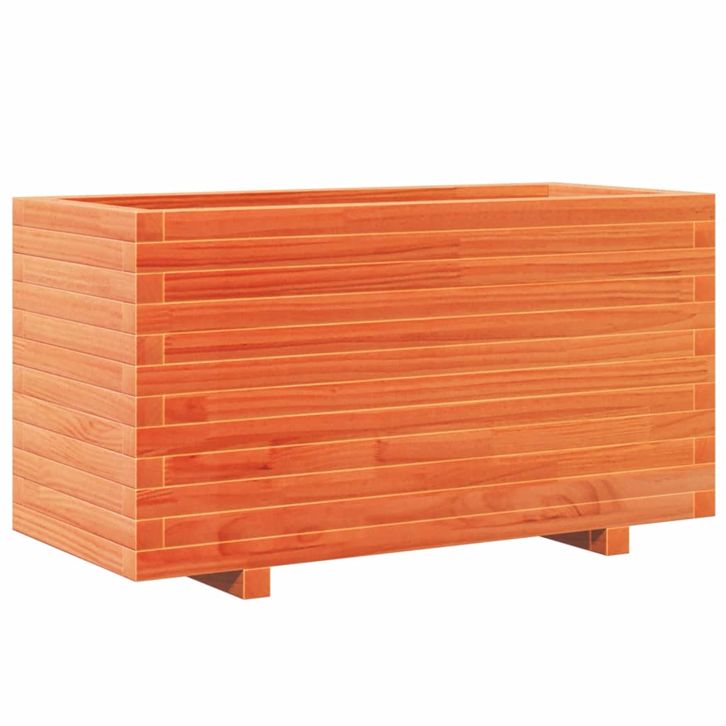 Vrtna sadilica voštano smeđe boje 90x40x49,5 cm od borovine