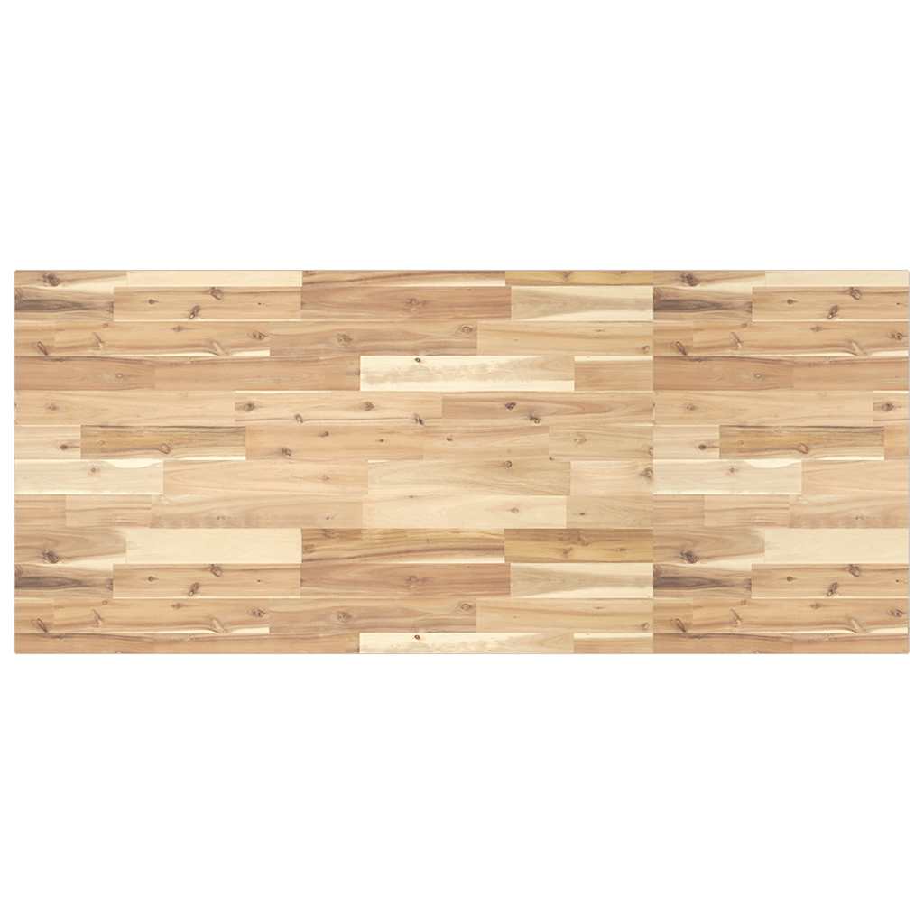 Stolna ploča 120x60x2 cm pravokutna od masivnog drva bagrema