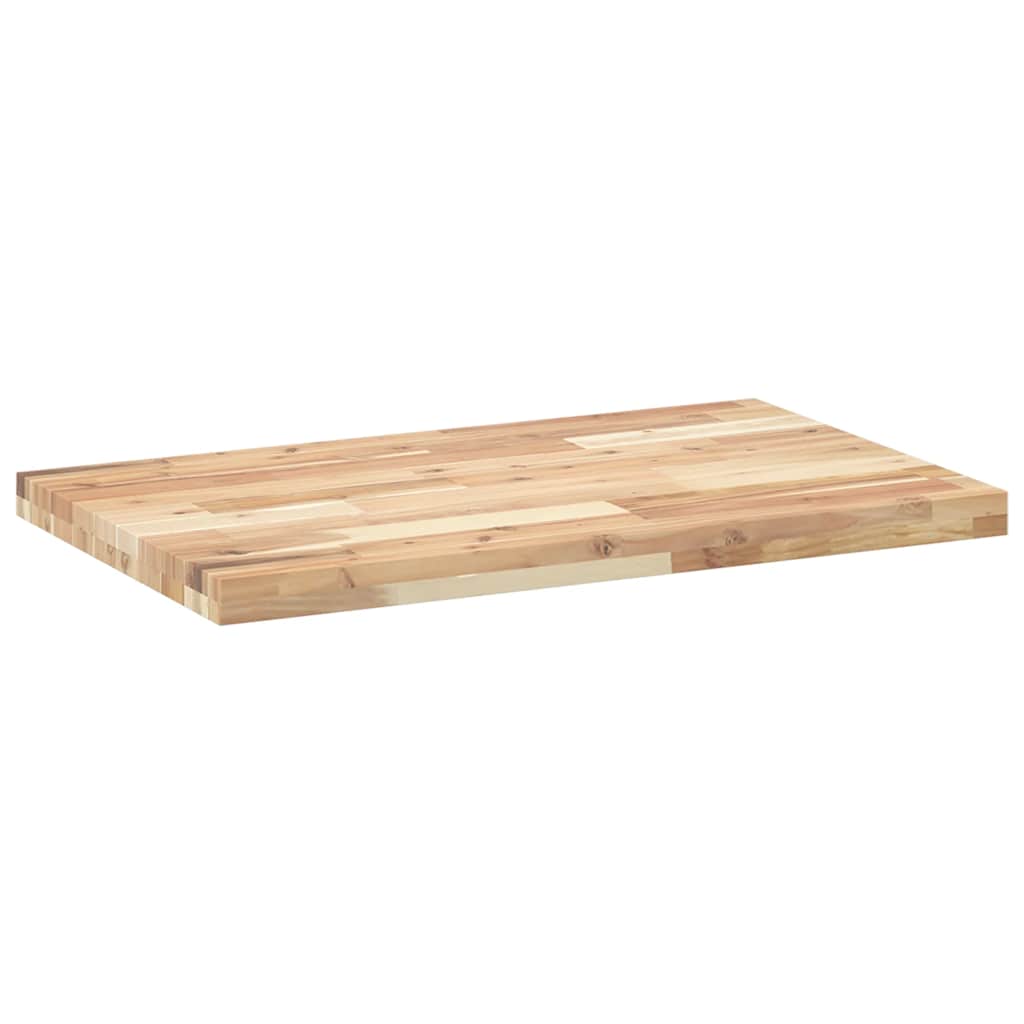 Stolna ploča 80x50x4 cm pravokutna od masivnog drva bagrema