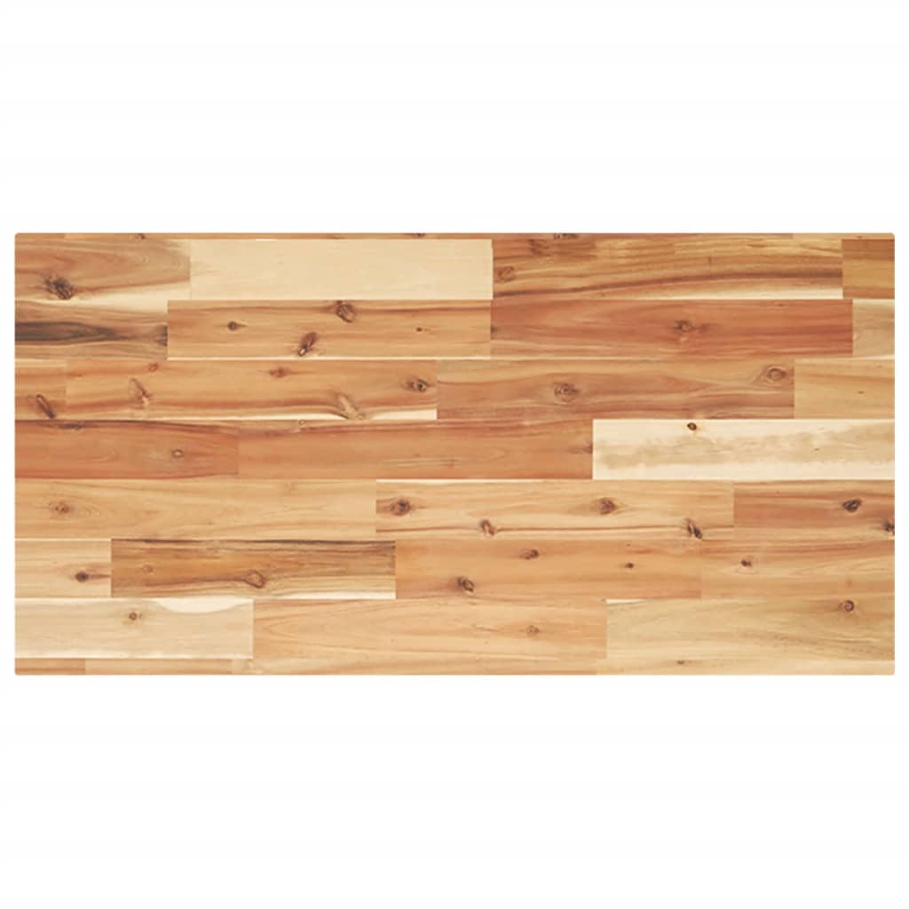 Stolna ploča 100x40x2 cm pravokutna od masivnog drva bagrema