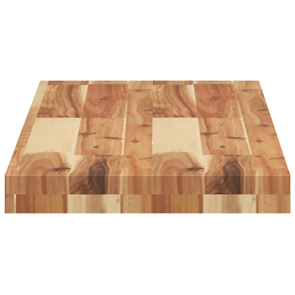 Stolna ploča 80x30x4 cm pravokutna od masivnog drva bagrema