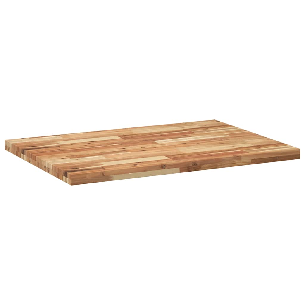 Stolna ploča 100x70x4 cm pravokutna od masivnog drva bagrema