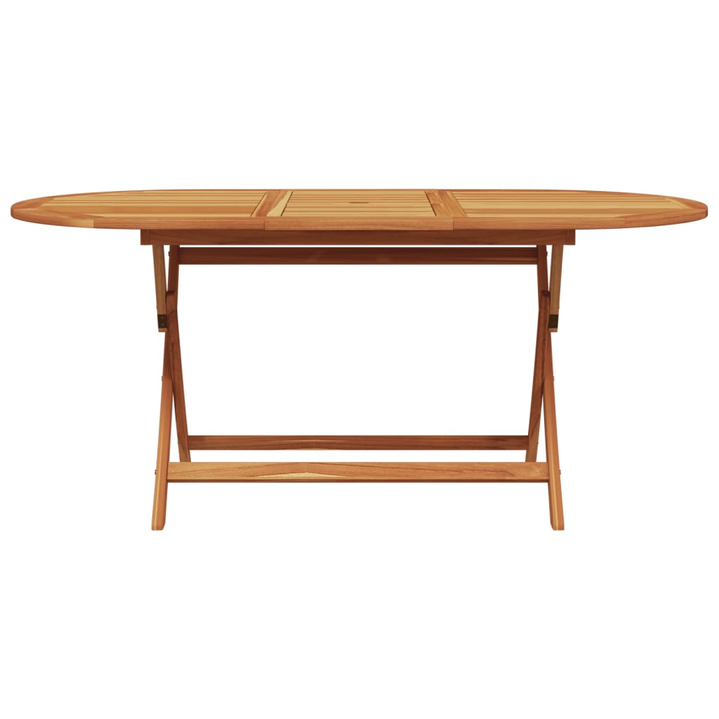 7-dijelni vrtni blagovaonski set bež od tkanine i drva