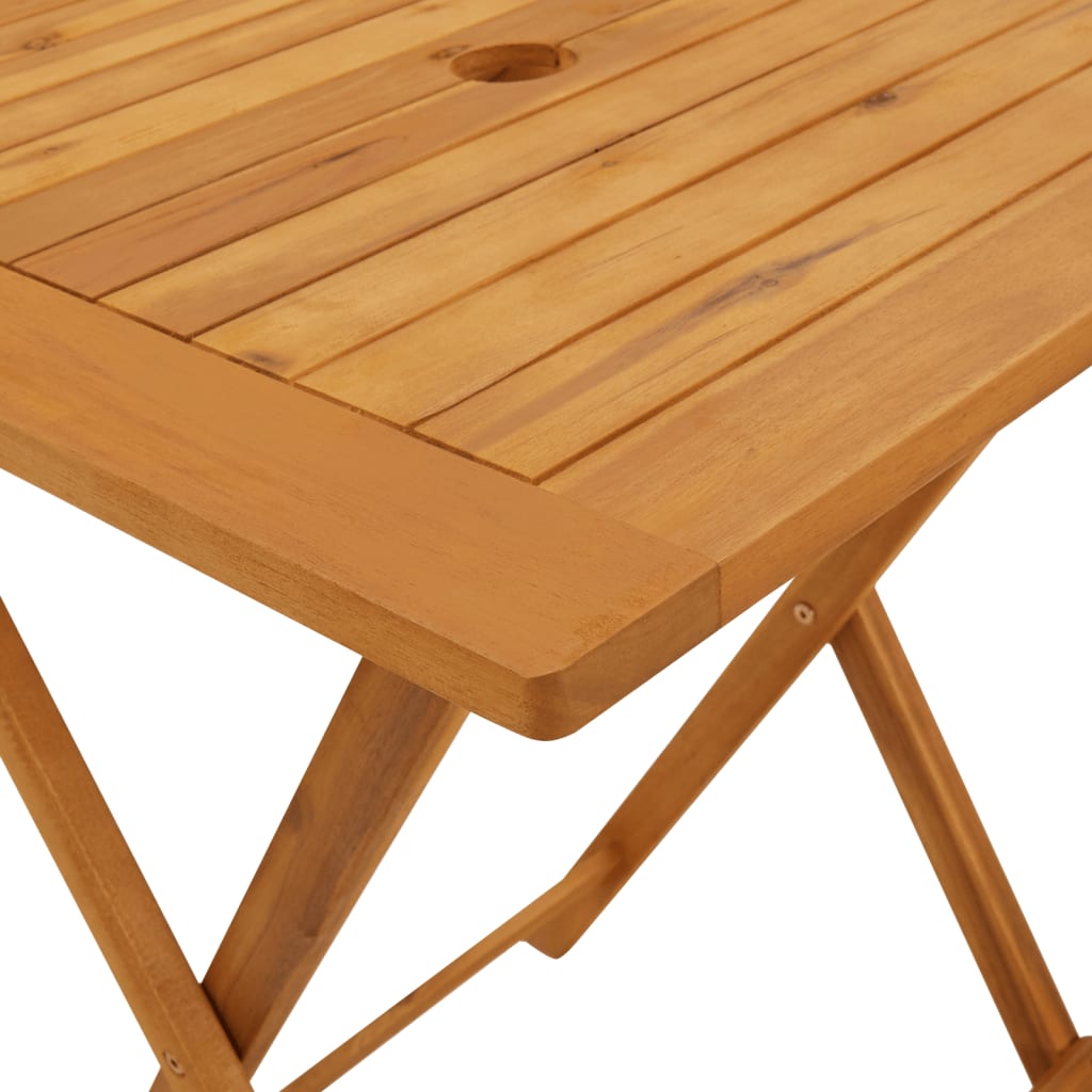 3-dijelni bistro set od tkanine i masivnog drva antracit