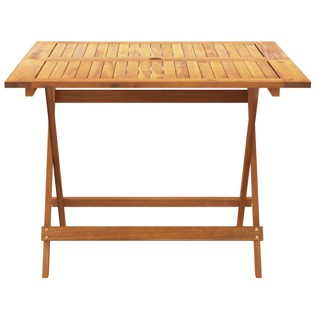 5-dijelni vrtni blagovaonski set bež od tkanine i drva